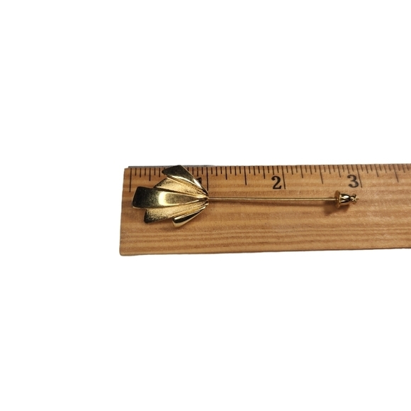 Monet Art Deco Stick Pin - Picture 2 of 6